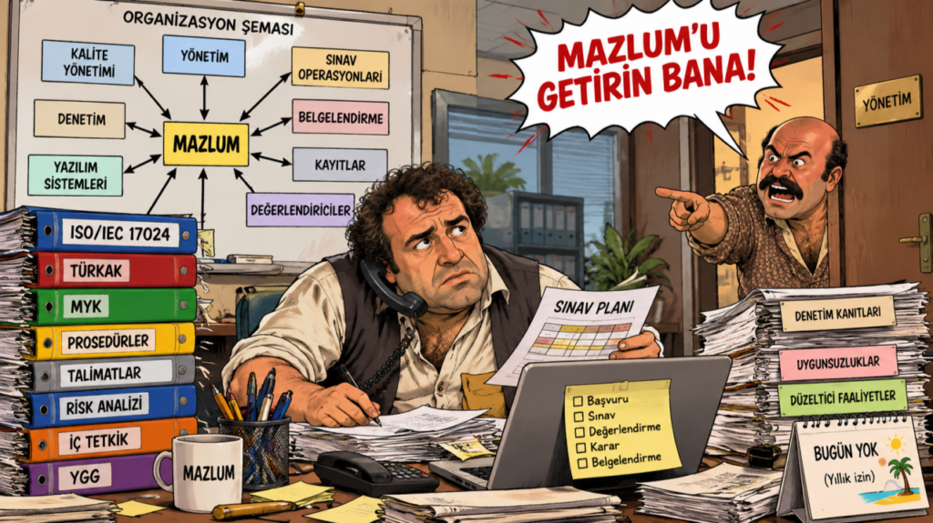 Kuruluşlarda kişiye bağımlılık, bilgi vekâleti ve iş sürekliliği risklerini anlatan görsel